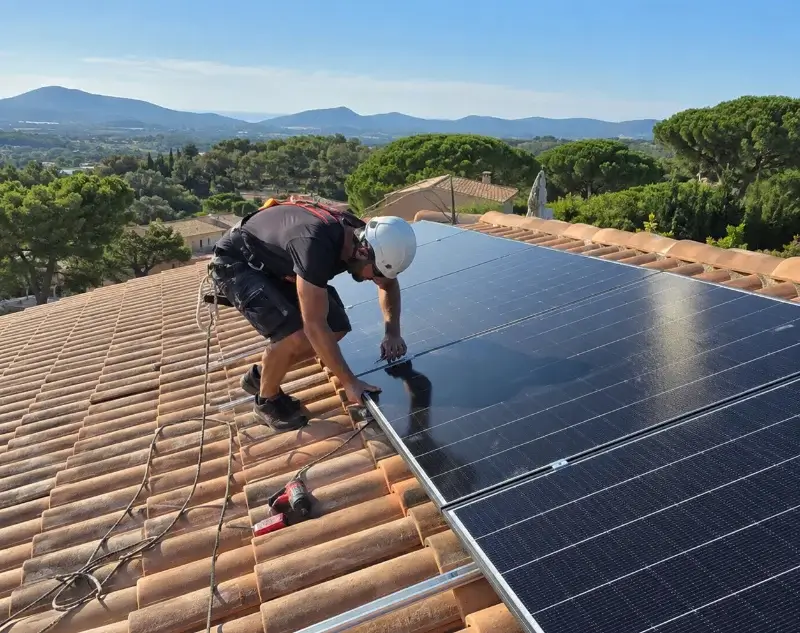 Installateur panneaux solaires Montbazin — pose photovoltaïque sur toiture